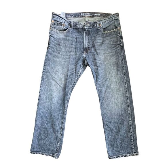 Levi's Strauss Signature Straight Men’s Blue Jeans - Size 40x30  ***Item: 0654 - Picture 1 of 5